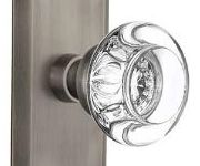 round glass doorknob