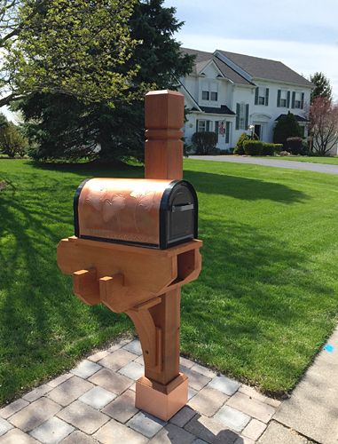 installed rural mailbox