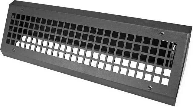 steel baseboard heat register
