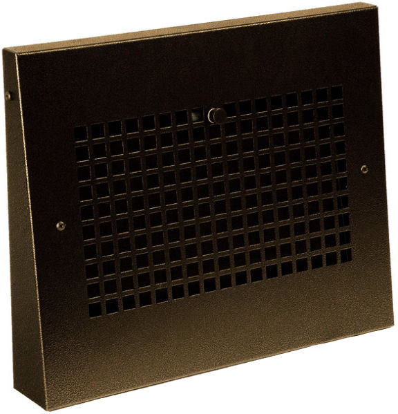 Classic Grid oil rubbed bronze gravity style baseboard register