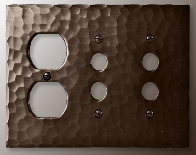 hammered style one switchplate