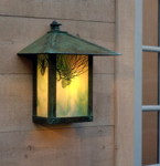 Craftsman hanging porch light