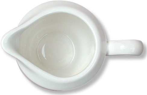 arts and crafts creamer top view