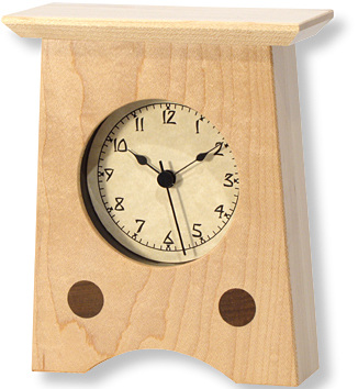 hillyard clock in maple
