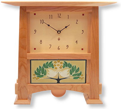 Old Station - Serenity mantel clock with tile