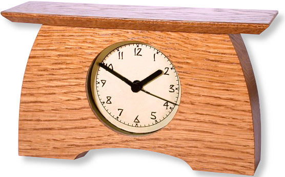 Richland clock craftsman oak
