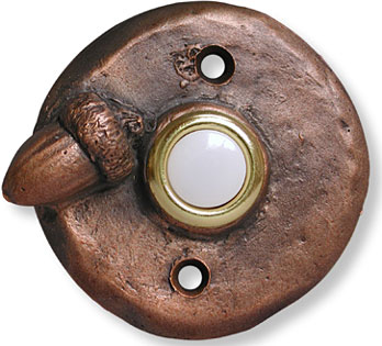 Surround doorbell button with acorn