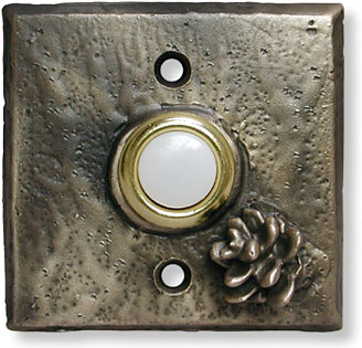 border doorbell button with open cone