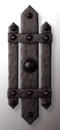Newcastle vintage doorbell button