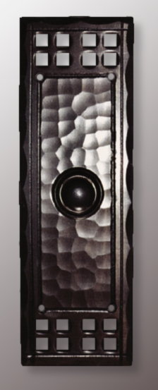 pacific motif narrow doorbell button