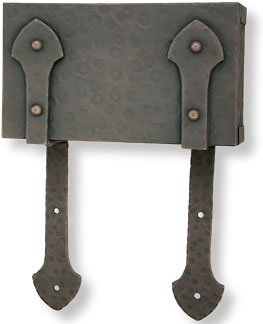Old Town hammered copper doorbell