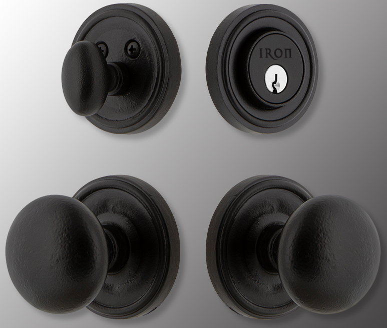 round backplate round knob