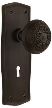 bungalow doorknob in oil rubbed bronze