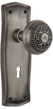 bungalow doorknob in pewter
