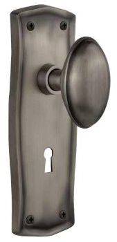 bungalow doorknob in pewter