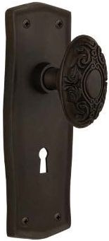 bungalow doorknob in oil rubbed bronze