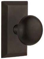 classic round knob in oil rubbed bronze