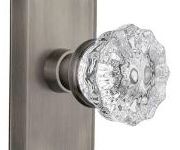 small chalet glass door knob