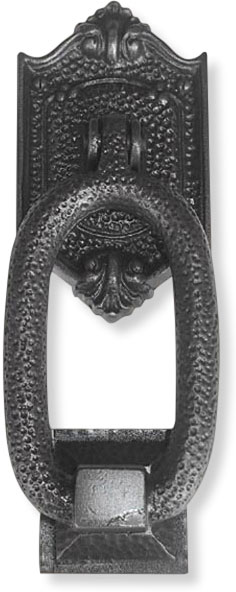Saxon style cast metal door knocker