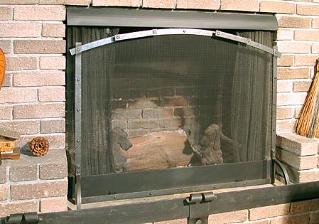 craftsman fireplace screen