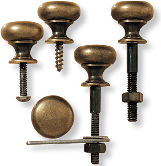 one inch brass watkins knob