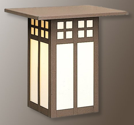 Los Robles 9" roofed sconce
