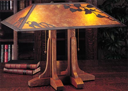 craftsman library desk lamp