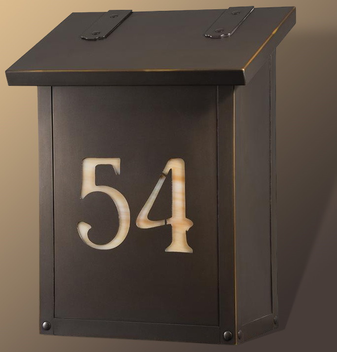 time honored house number mailbox