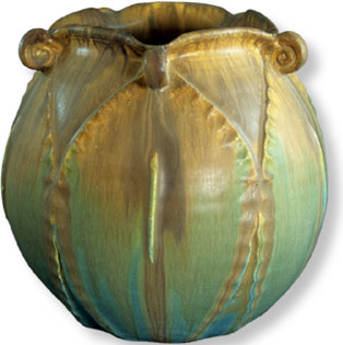 Fiddlehead Fern Sphere vase