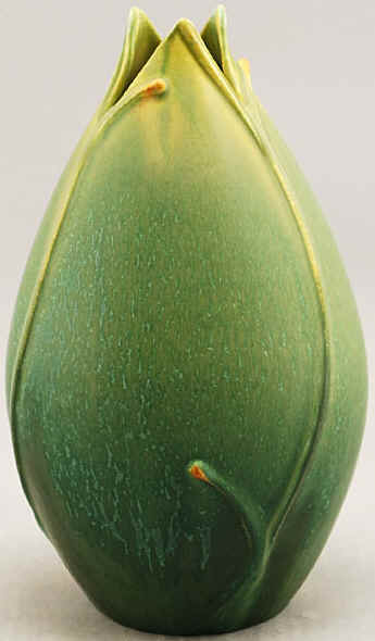 Early spring vase in green