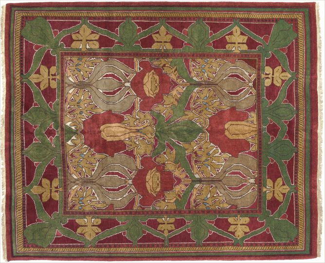 Garden Gingko craftsman rug
