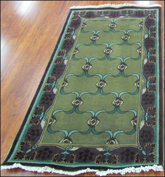 West Hill arts and crafts rug in the 3 by 5 foot size