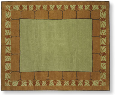 Plentiful Pine earth rustic rug