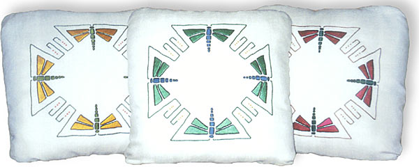 dragonfly pillows
