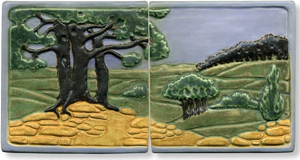 Peaceful Valley Vista ceramic tile